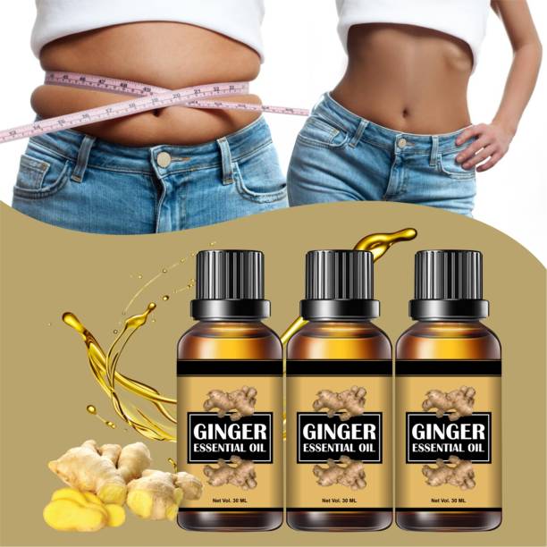 Mexmy Tummy Fat Burner Oil Weight Loss Ginger Oil Belly Drainage Ginger Oil Men &amp; Women