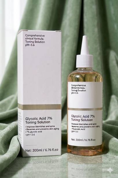 TOOVUS Glycolic Acid Skin Renewal Formula for Hyperpigmentation and Skin Glow 200ml Men & Women