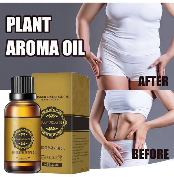 EXOMOON Tummy Belly Drainage Ginger Oil Fat Burning Lymphatic Drainage Ginger Oil Women
