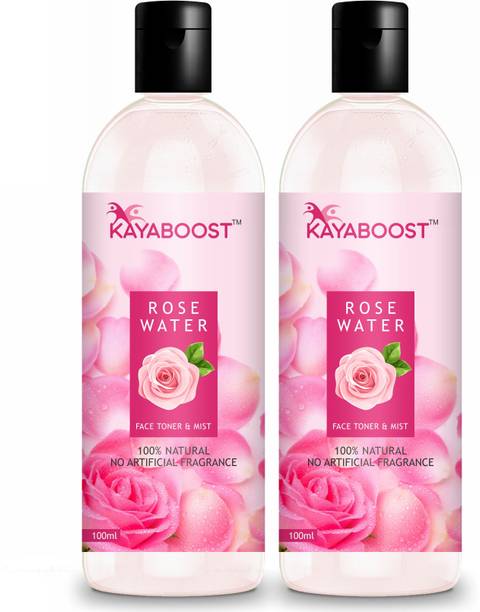 KAYABOOST Rose Water Toner - Tones & Rejuvenates Skin Men & Women