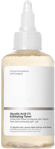 LootZoo Glycolic Acid 7% Toner for Even Skin Tone & Texture Men & Women