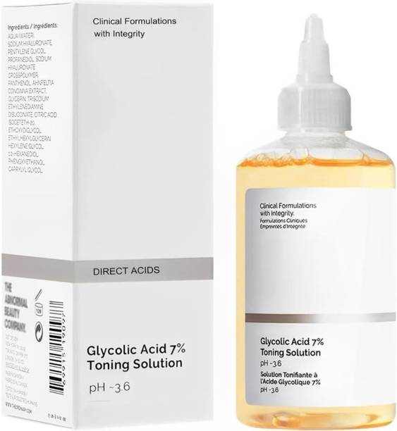 LootZoo Glycolic Acid 7% Exfoliating Skin Toning Serum Men & Women