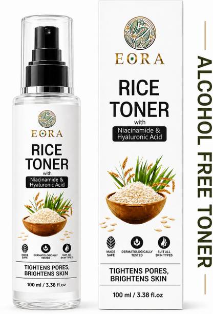 EORA HydraGlow Rice Toner with Niacinamide & Hyaluronic Acid Men & Women