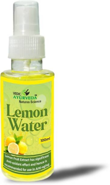 VEDICAYURVEDA Lemon Water Reduces wrinkles and Purifying Toner 100ml Men & Women