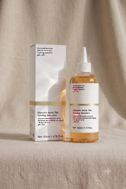 TOOVUS Glycolic Acid Exfoliating Toner for Acne Marks and Uneven Skin Tone Men & Women