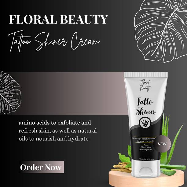 FLORAL BEAUTY tattoo shiner for skin whitening to all skin type