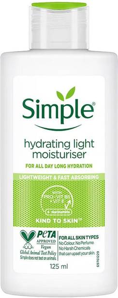 Simple Hydrating Light Moisturiser |Lightweight & Fast Absorbing.