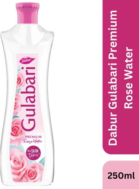 Dabur Gulabari Premium Rose Water No Paraben Cleanses, Hydrat
