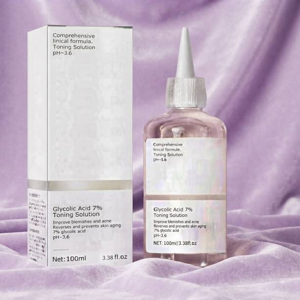 TOOVUS Glycolic Acid 7% Toner for Acne, Blemishes, Marks & Spots Men & Women