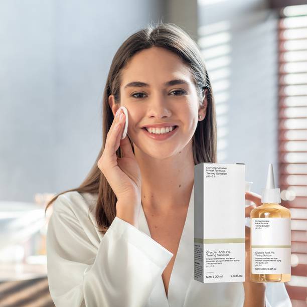 TOOVUS AHA Peel Toner for Clear, Glowing Complexion Men & Women