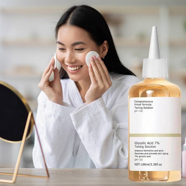 TOOVUS Pore Purifying Glycolic Toner for Glowing Skin Men & Women