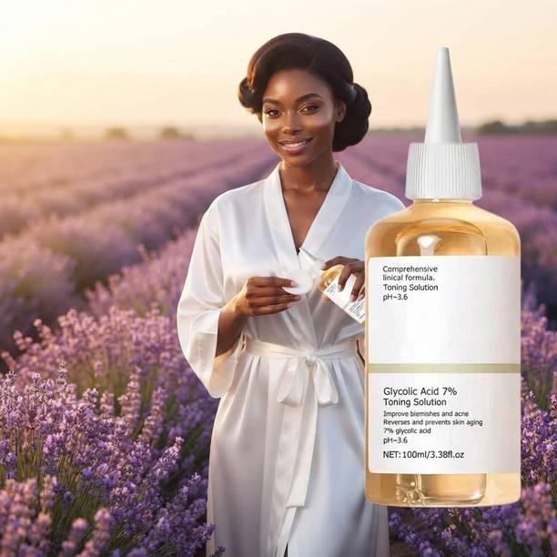 TOOVUS Glycolic Acid 7% Toner for Dark Spots & Even Tone Men & Women