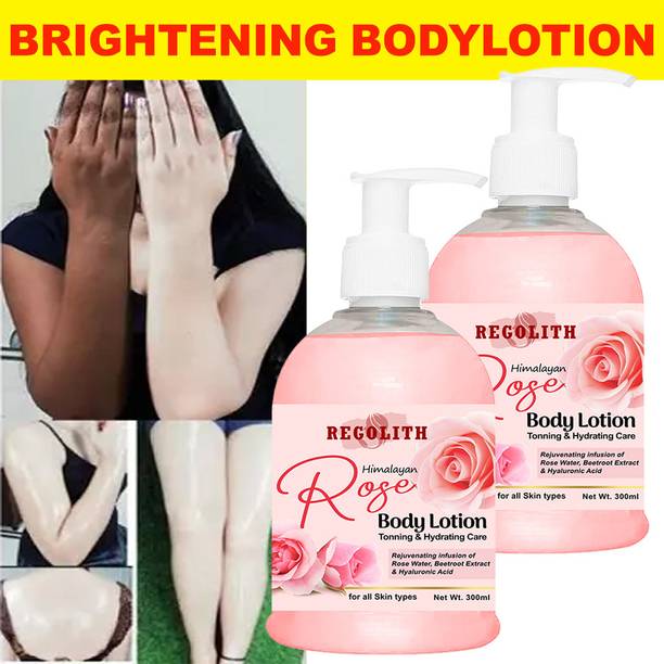 Regolith Rose Body Lotion Organic Hydration With Rose Extract Men & Women