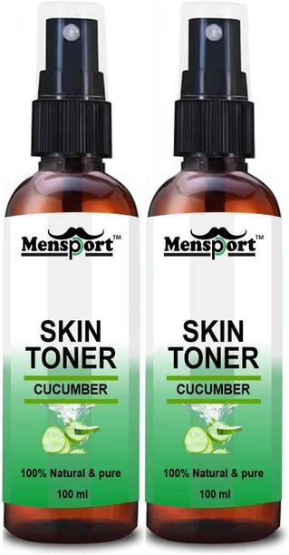 Mensport Cucumber Toner Refreshing Face Mist & Toner for Hydrating Skin (100ml) Pack of 2 Men & Women