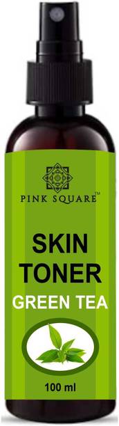 Pink Square Green Tea Pore Tightening Toner|Brightens Skin Men & Women 100ml Pack of 1 Men & Women