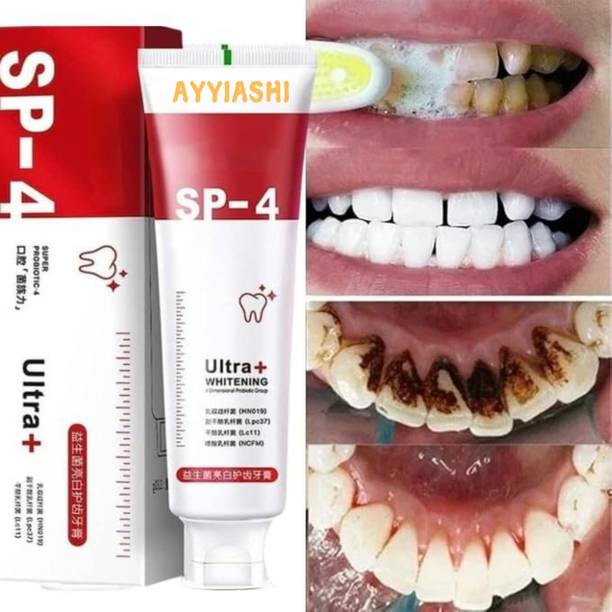 AYYIASHI Sp4 Ultra Multi-benefit Toothpaste For Advanced Cleaning, Enamel Protection Men & Women