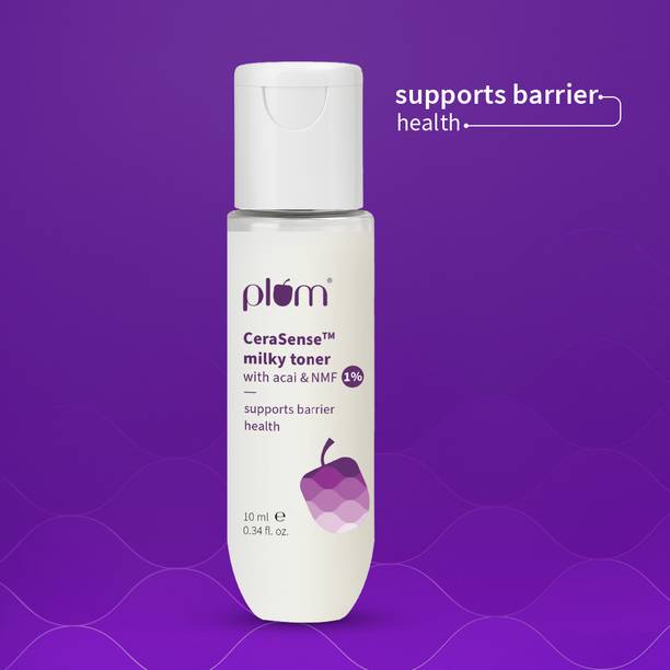 Plum CeraSense Milky Toner with Acai & 1% NMF Men & Women