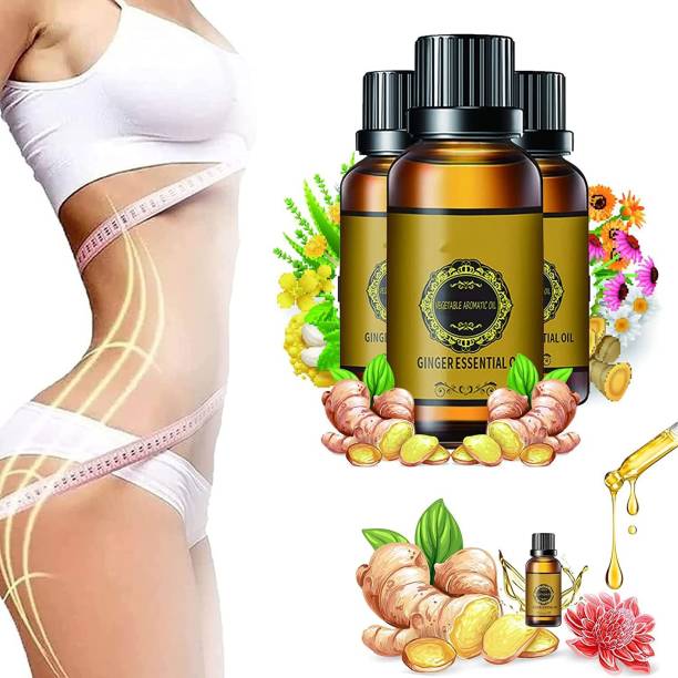 EXOMOON Organics Belly Drainage Ginger Oil fat cut Ginger Oil Lymphatic Drainage ginger Men &amp; Women