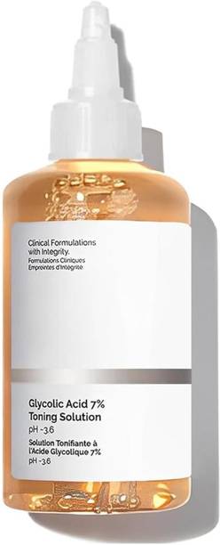 LootZoo Glycolic Acid 7% Toning Solution for Radiant Glow Men & Women