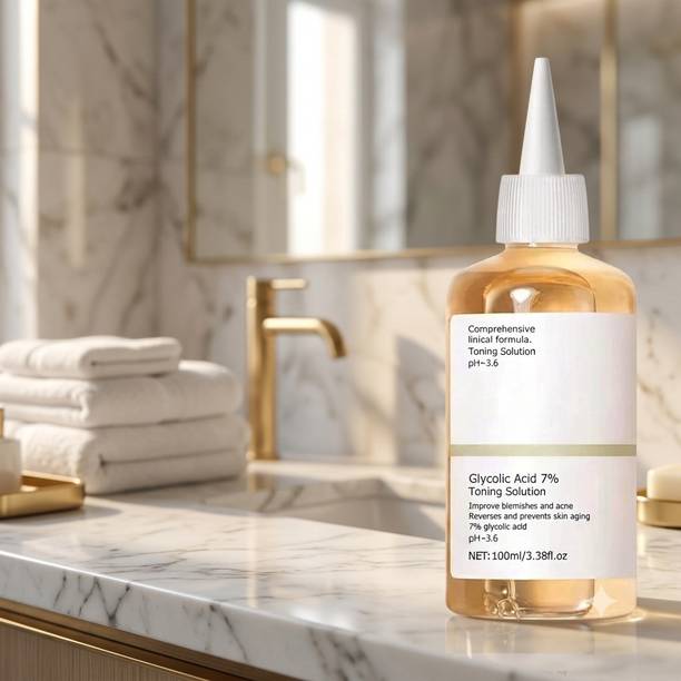 TOOVUS Glycolic Acid 7% Toner for Pores, Marks & Skin Glow Men & Women