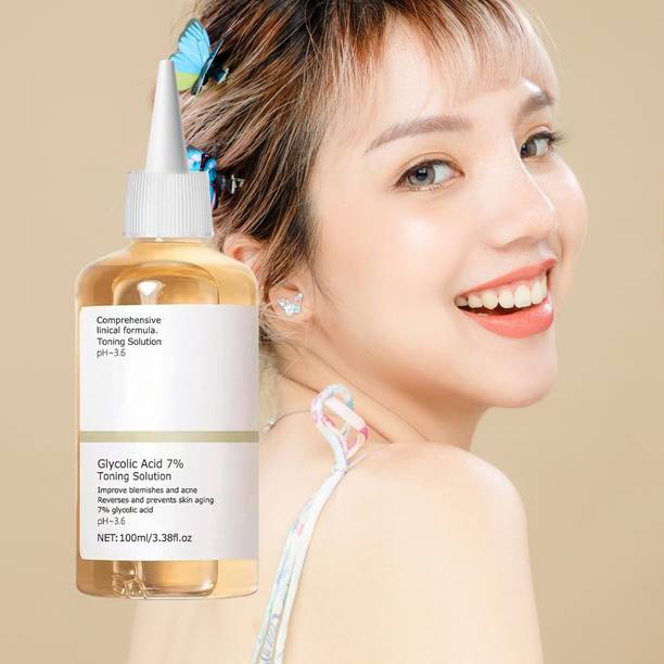 TOOVUS Gentle Face Toner with Glycolic Acid for Youthful, Smooth Skin Men & Women