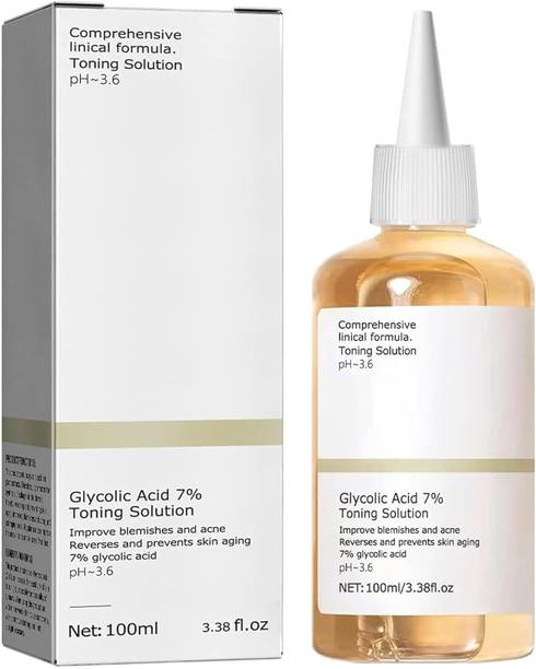 TOOVUS Glycolic Acid 7%Toner,Resurfacing SolutionFacial Exfoliation Your Skin Men & Women