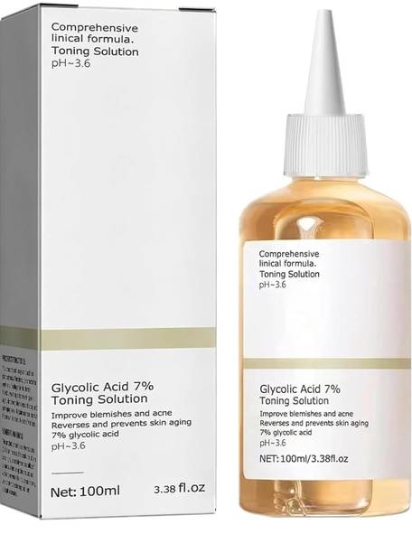 TOOVUS Glycolic Acid 7%Toner,Resurfacing SolutionFacial Exfoliation Your Skin Men & Women