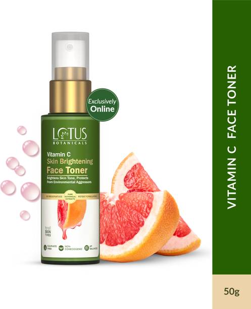 Lotus Botanicals 100X Vitamin C Skin Brightening Face Toner|Enhances Skin Radiance & Glow Women