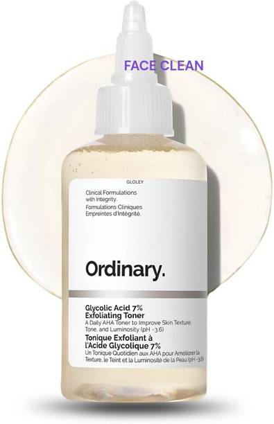 GLOLEY Ordinary The Glycolic Acid 7% Exfoliating Toner for Face & Body 240ml 162 Men & Women