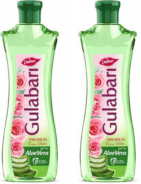 Dabur Gulabari Premium Rose Water with Aloe Vera Upto 8 HR Skin Hydration Men & Women
