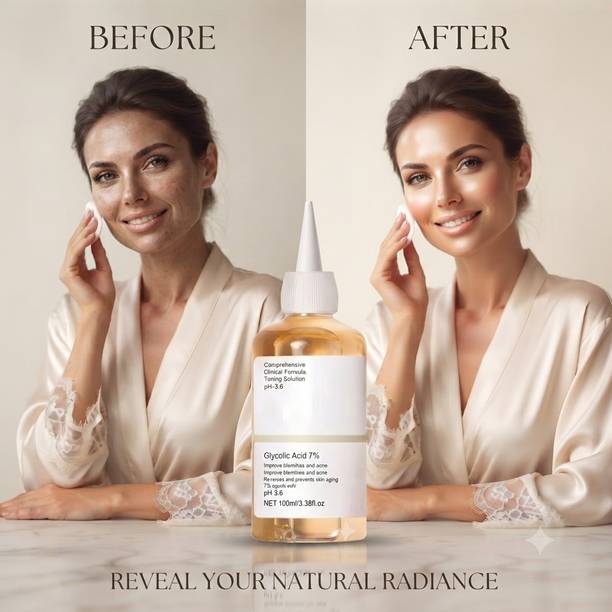 TOOVUS Glycolic Acid 7% Toner for Blemishes & Radiant Skin Men & Women