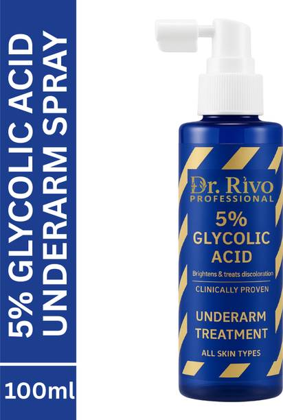 Dr rivo professional 5% Glycolic Acid Underarm Spray | Brightens & Treats Discoloration | Men & Women