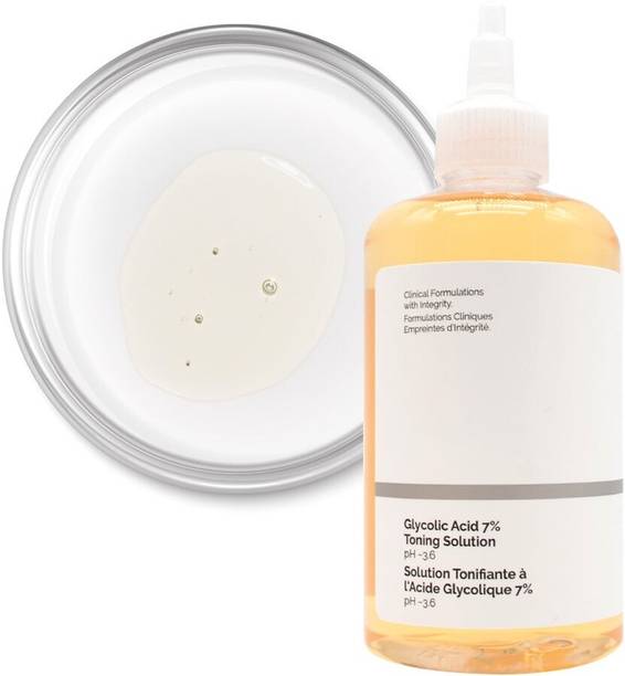 LootZoo Glycolic Acid 7% Toner for Deep Exfoliation & Skin Renewal Men & Women