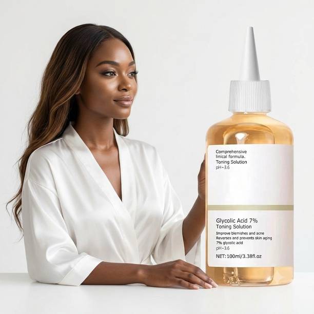 TOOVUS Glycolic Acid 7% Facial Toner for Acne & Skin Glow Men & Women