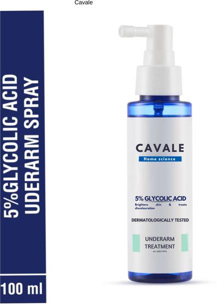 cavale 5% Glycolic Acid Underarm Brightening Treatment Toner For Face & Body|For Women Men & Women