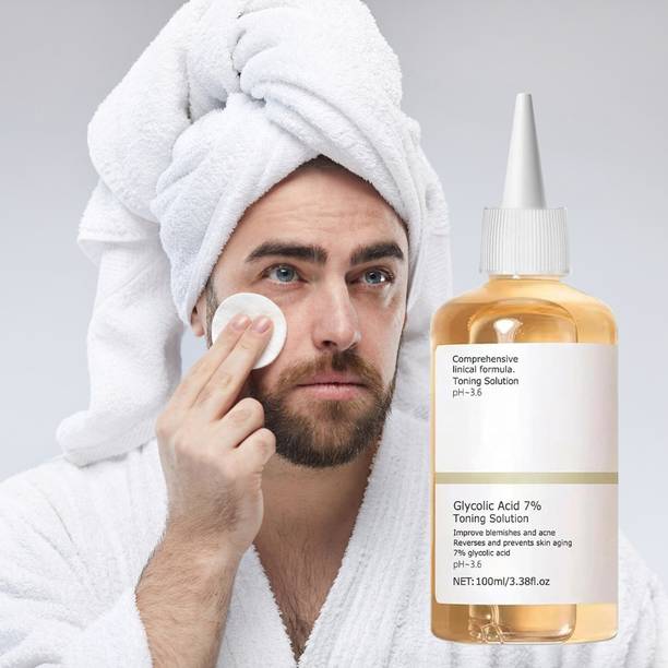 TOOVUS Brightening Peel Toner for Smooth and Healthy Skin Men & Women
