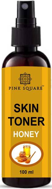 Pink Square Honey Pore Tightening Toner For Clears & Tightens Skin Toner 100ml Pack of 1 Men & Women