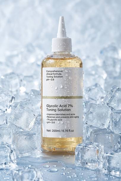 TOOVUS Glycolic Acid Facial Solution for Glowing, Fresh & Healthy Looking Skin Men & Women