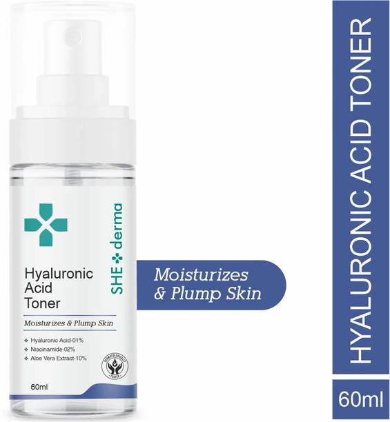 She Derma Hyaluronic Acid Face Toner for Plumping Skin & for Intense Skin Hydration Men & Women