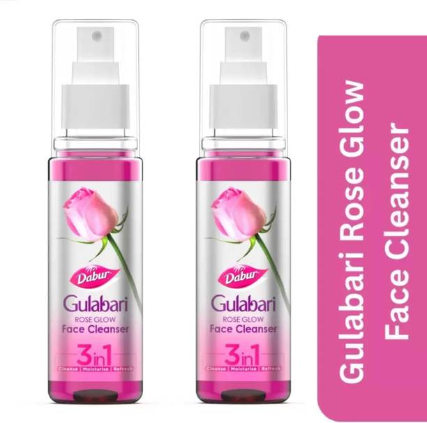 Dabur Gulabari Rose Glow Face Cleanser | For Cleaner, Balanced & Hydrated Skin2x100 Men & Women