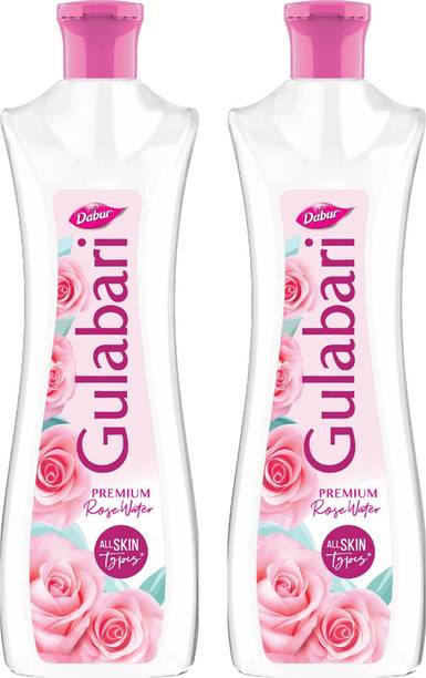 Dabur Gulabari Premium Rose Water Face Toner - No Paraben Alcohol Free Cleanses Men & Women