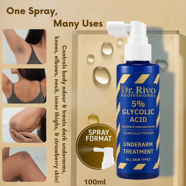 Dr rivo professional 5% Glycolic Acid Brightening Underarm Spray Men & Women