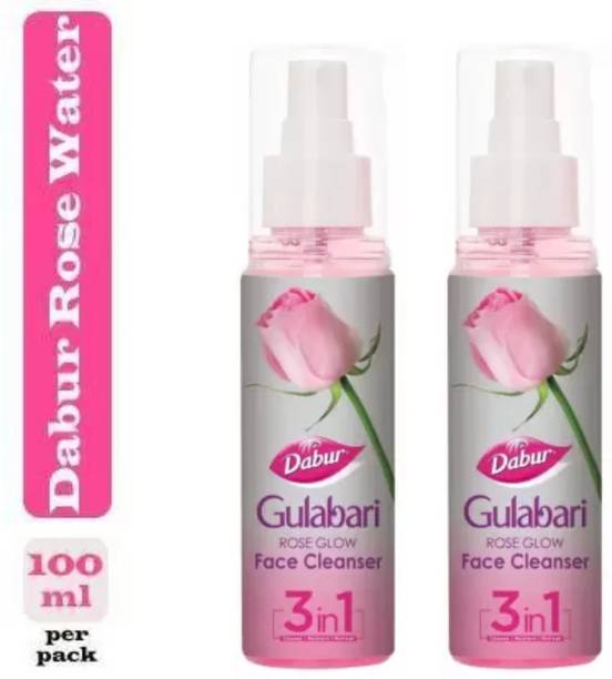 Dabur Gulabari Rose Water for glowing skin Men & Women (200 ml) (100*2) Men & Women