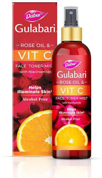 Dabur Gulabari rose oil & face toner mist help illuminate skin Men & Women