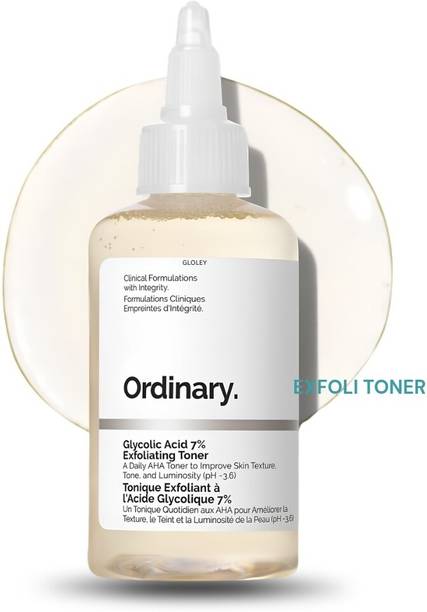 GLOLEY Ordinary The Glycolic Acid 7% Exfoliating Toner for Face & Body 240ml 360 Men & Women