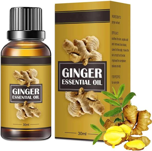 Fezora Tummy Fat Burner Oil Weight Loss Ginger Oil Belly Drainage Ginger Oil Men &amp; Women
