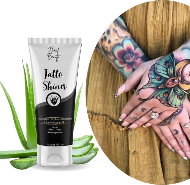 FLORAL BEAUTY TATTOO SHINER CREAM lightening dark patchs brightness skin Men & Women