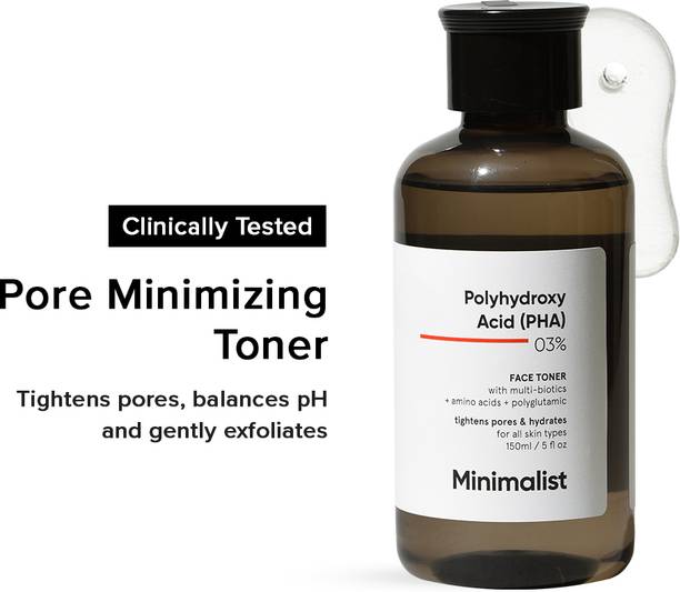 Minimalist 3% PHA Alcohol Free Face Toner for Women & Men | Oily Skin Men & Women