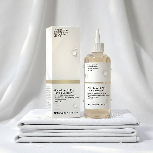 TOOVUS Glycolic Acid 7% Toner for Acne Blemishes Hyperpigmentation and Dullness 200ml Men & Women