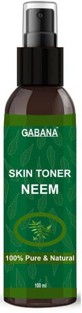 GABANA Neem Skin Toner, Tones up, Refreshes, Hydrates for all skin Types (100ml) Pack 1 Men & Women